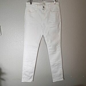 JOE'S Jeans White Denim Skinny‎ Ankle High Rise Stretch Womens Casual